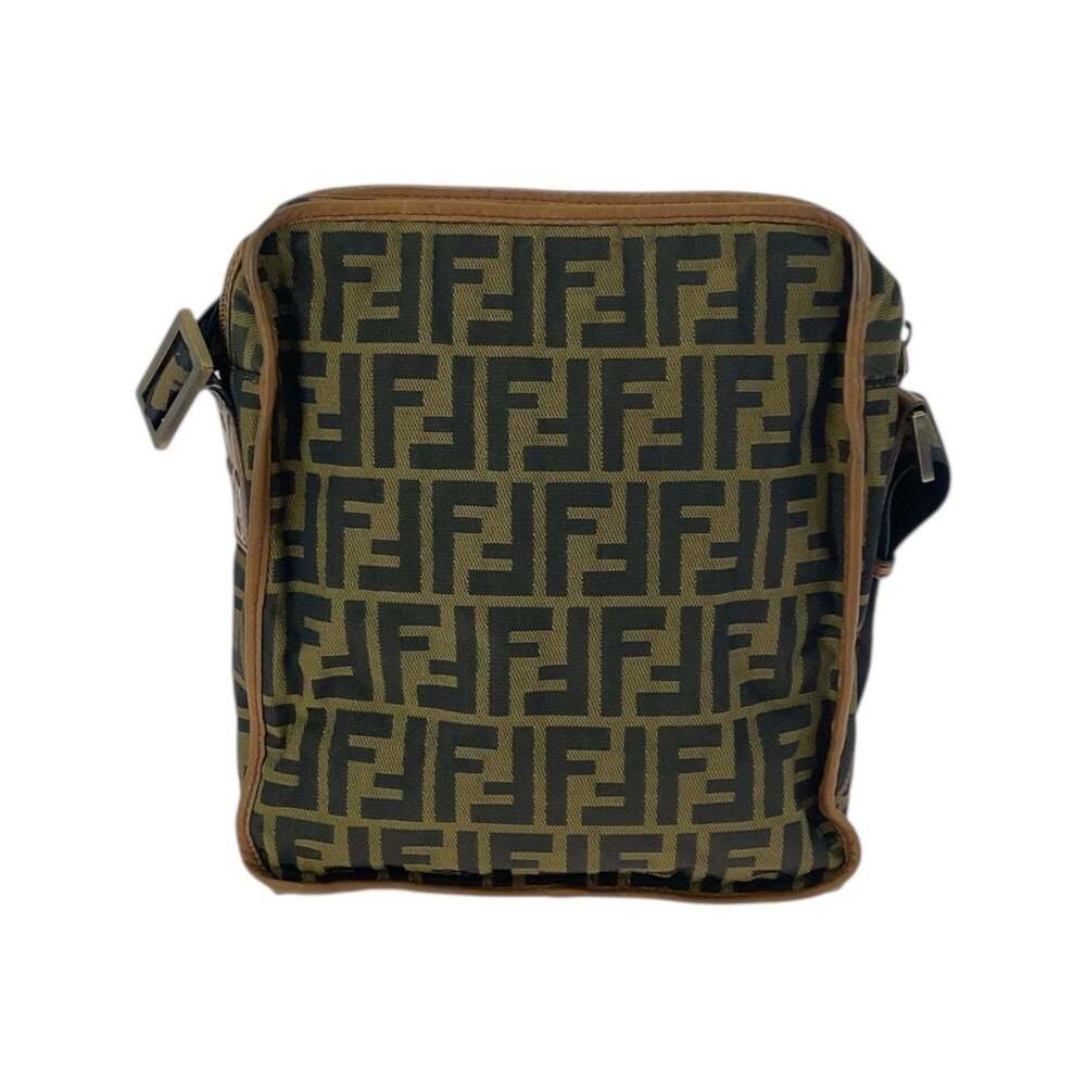 FENDI Brown Zucca Pochette Shoulder Bag - Picture 2 of 10